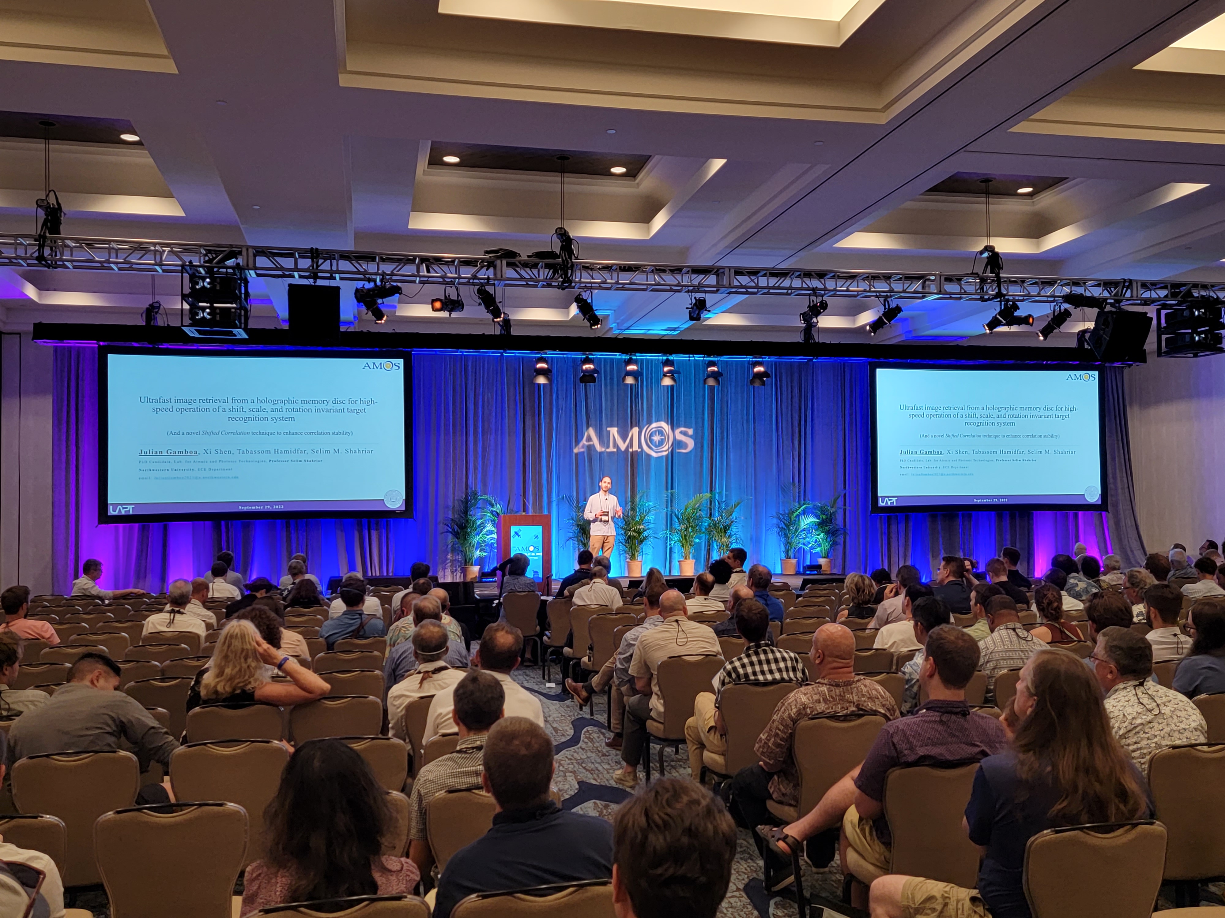 Presenting at AMOS 2022